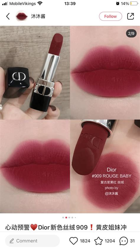 dior 909 rouge baby|dior peony.